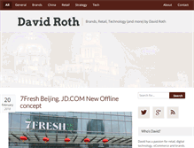 Tablet Screenshot of davidroth.com